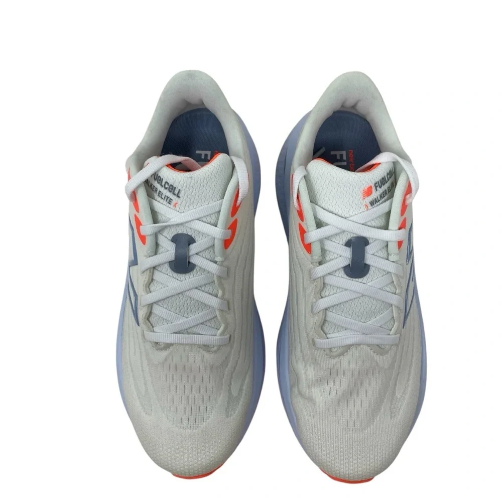 New Balance FuelCell Walking Shoes White Neon Dragonfly Light Arctic Grey WIDE